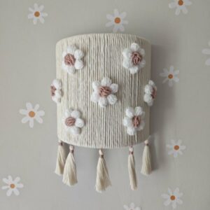 Kinkiet ścienny kwiatki