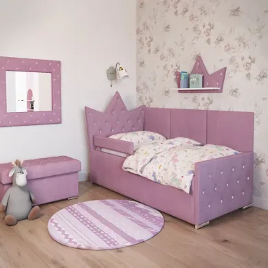 Łózko dziecięce z barierką